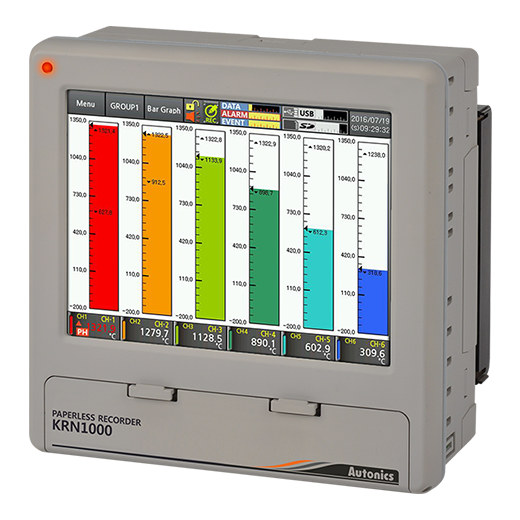 KRN1000 系列 LCD触摸屏式无纸记录仪
